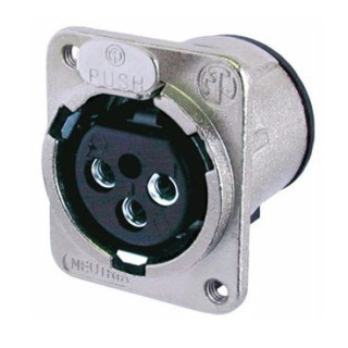 Contrik NC3FDM3-V - 3 pole female receptacle