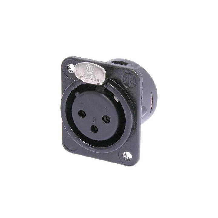 Contrik NC3FDM3LBAG-1 - 3 pole female receptacle
