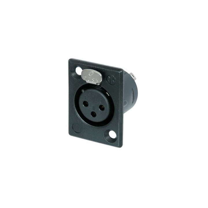 Contrik NC3FP-B-1 - 3 pole female receptacle