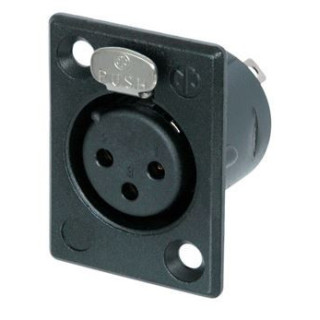 Contrik NC3FP-BAG-1 - 3 pole female receptacle