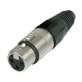 Contrik NC3FX - 3 pole female cable connector