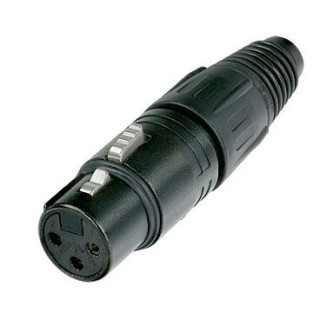 Contrik NC3FX-BAG - 3 pole female cable connector