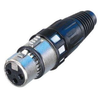 Contrik NC3FXCC - 3 pole female cable connector