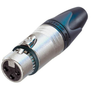 Contrik NC3FXX-EMC - 3 pole female EMC-XLR cable connector