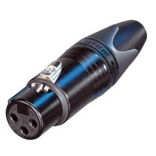 Contrik NC3FXX-HA-BAG - 3 pole female cable connector