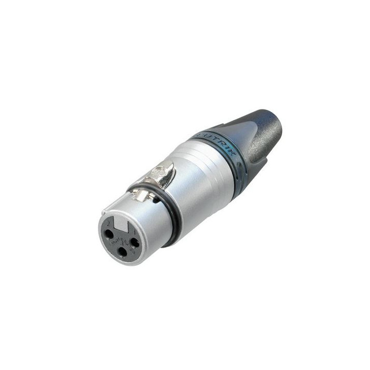 Contrik NC3FXX-HE - 3 pole female cable connector