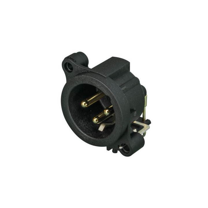 Contrik NC3MAAH - 3 pole male XLR receptacle