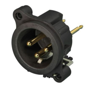 Contrik NC3MAV - 3 pole male XLR receptacle