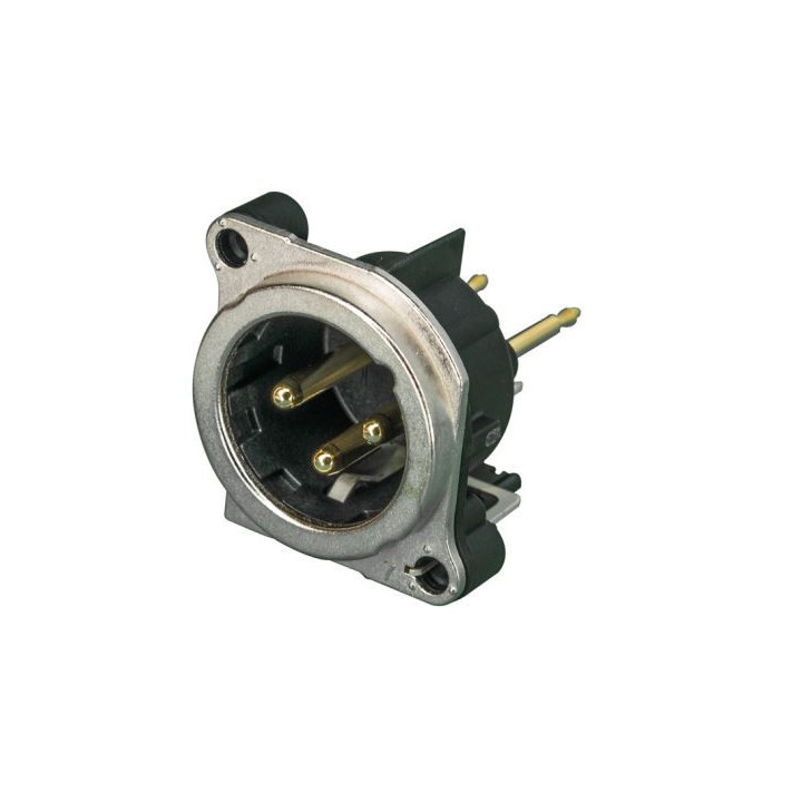 Contrik NC3MBV - 3 pole male XLR receptacle