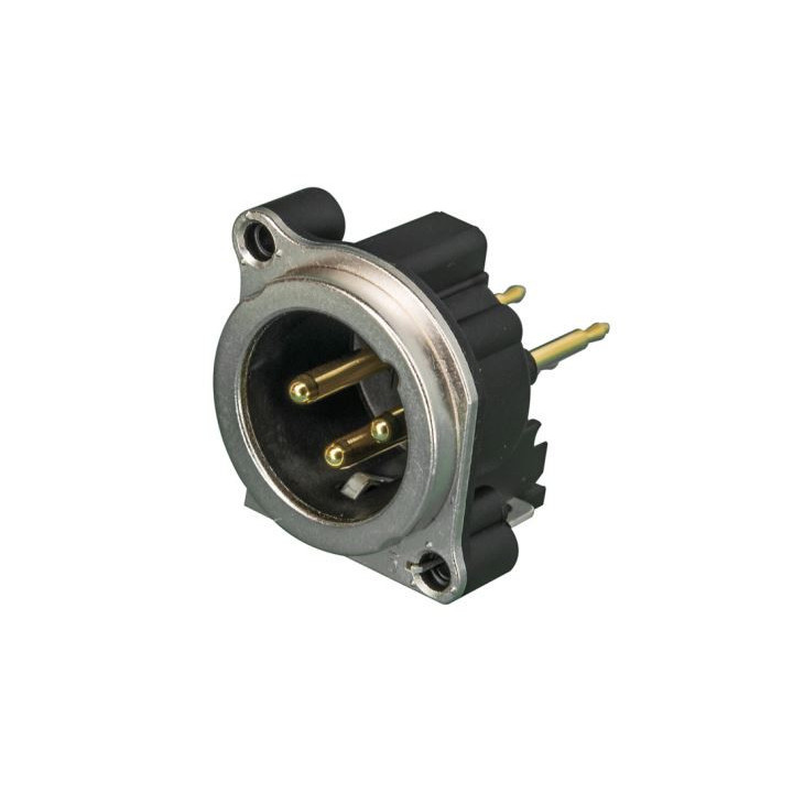 Contrik NC3MBV-1 - 3 pole male XLR receptacle
