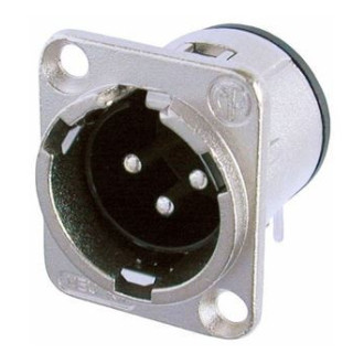 Contrik NC3MD-H - 3 pole male receptacle