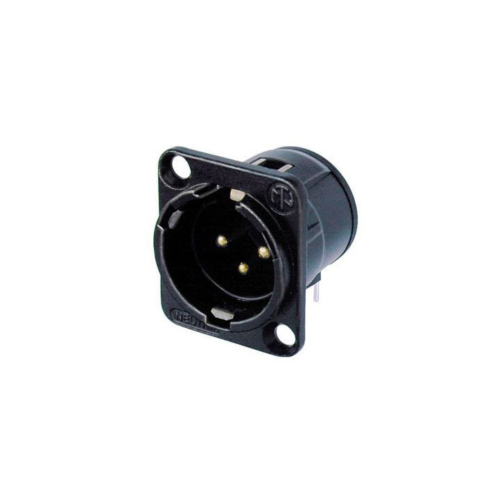 Contrik NC3MD-H-B - 3 pole male receptacle