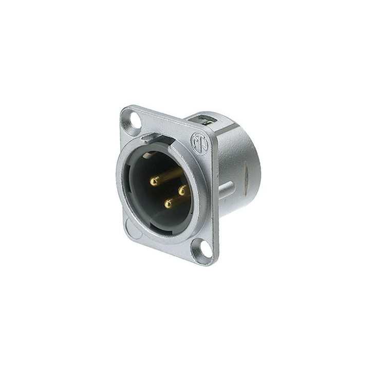 Contrik NC3MD-L-1-HE - 3 pole male receptacle