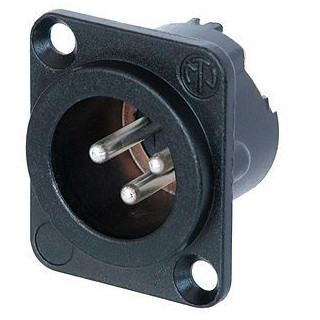 Contrik NC3MD-LX-BAG - 3 pole male receptacle