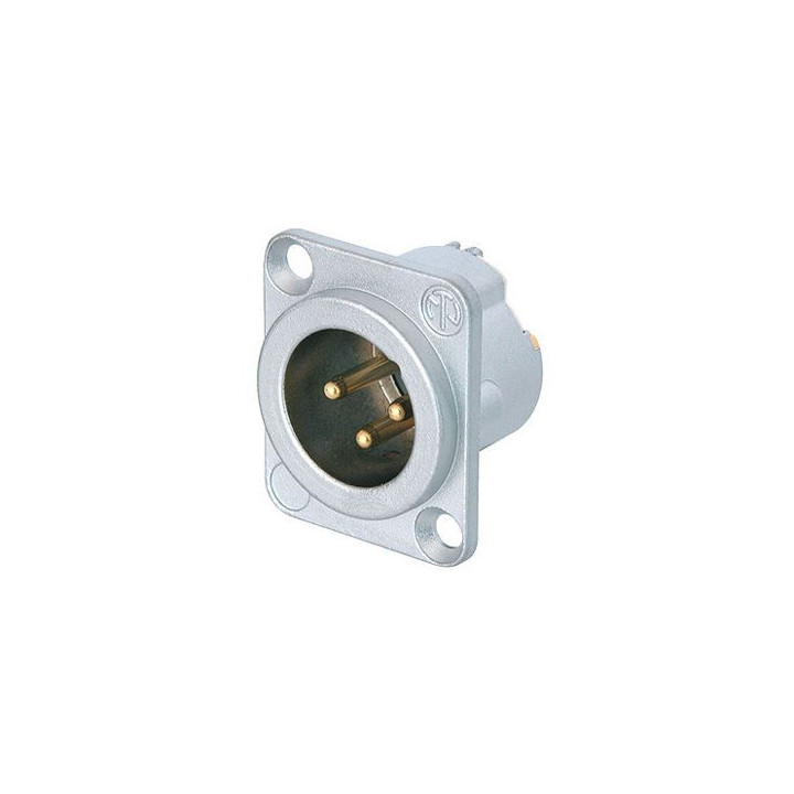 Contrik NC3MD-LX-HE - 3 pole male receptacle