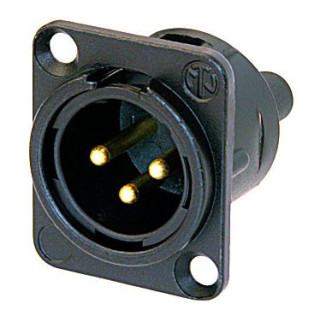 Contrik NC3MD-S-1-B - 3 pole male receptacle