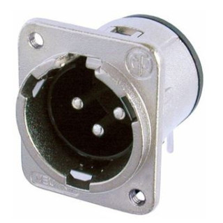 Contrik NC3MDM3-H - 3 pole male receptacle