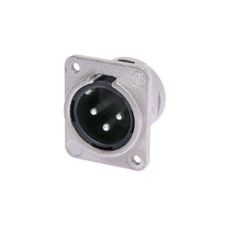 Contrik NC3MDM3-L-1 - 3 pole male receptacle