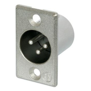 Contrik NC3MP - 3 pole male receptacle