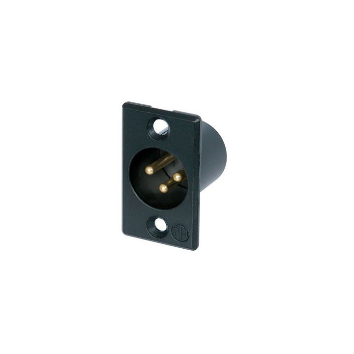 Contrik NC3MP-B - 3 pole male receptacle