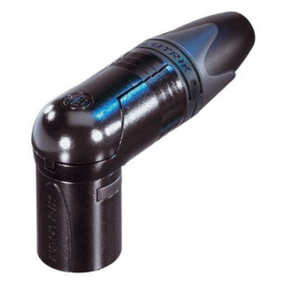 Contrik NC3MRX-B - 3 pole right angle male cable connector