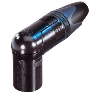 Contrik NC3MRX-BAG - 3 pole right angle male cable connector