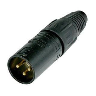 Contrik NC3MX-B - 3 pole male cable connector