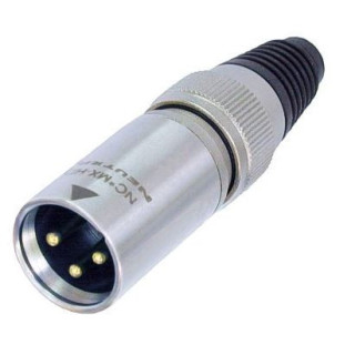 Contrik NC3MX-HD - 3 pole male cable connector, heavy duty