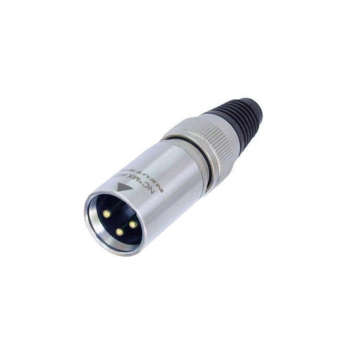 Contrik NC3MX-HD - 3 pole male cable connector, heavy duty