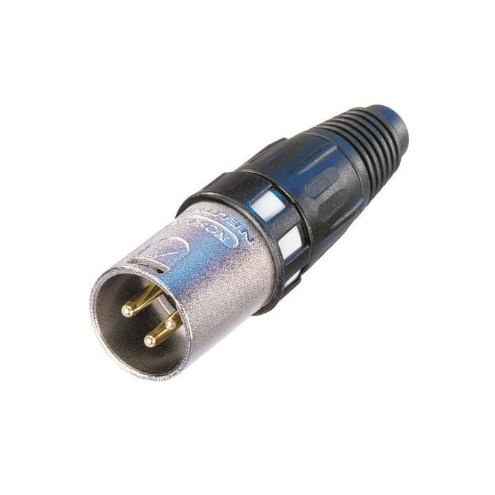Contrik NC3MXCC - 3 pole male cable connector