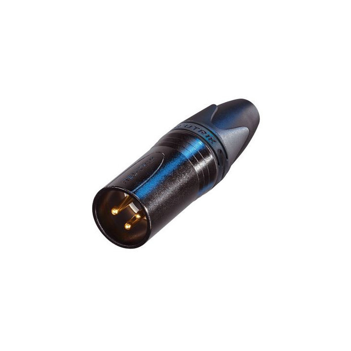 Contrik NC3MXX-B - 3 pole male cable connector