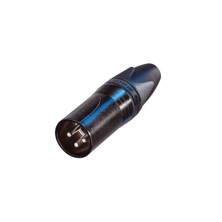 Contrik NC3MXX-HA-BAG - 3 pole male cable connector