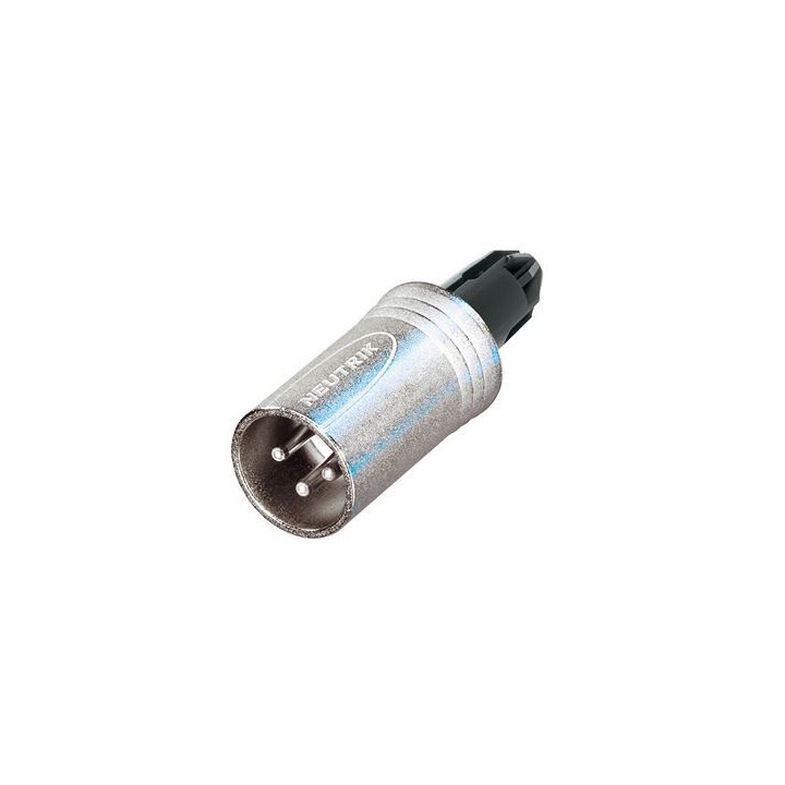 Contrik NC3MXX-WOB - 3 pole male cable connector