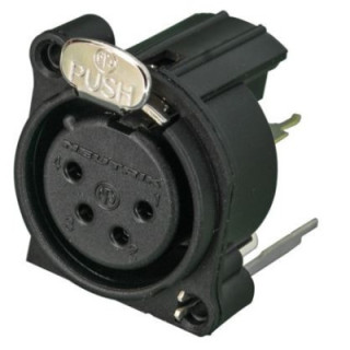 Contrik NC4FAV - 4 pole female XLR receptacle