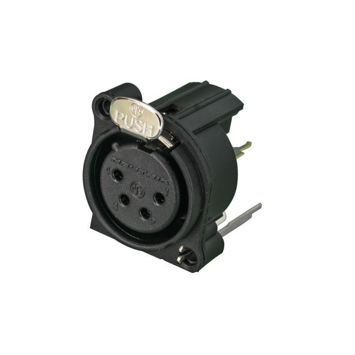 Contrik NC4FAV - 4 pole female XLR receptacle