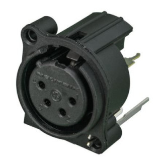 Contrik NC4FAV-0 - 4 pole female XLR receptacle