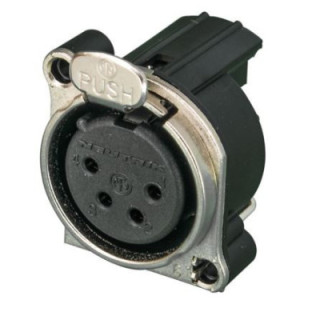 Contrik NC4FBH - 4 pole female XLR receptacle