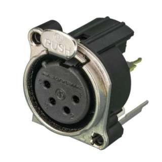 Contrik NC4FBV - 4 pole female XLR receptacle