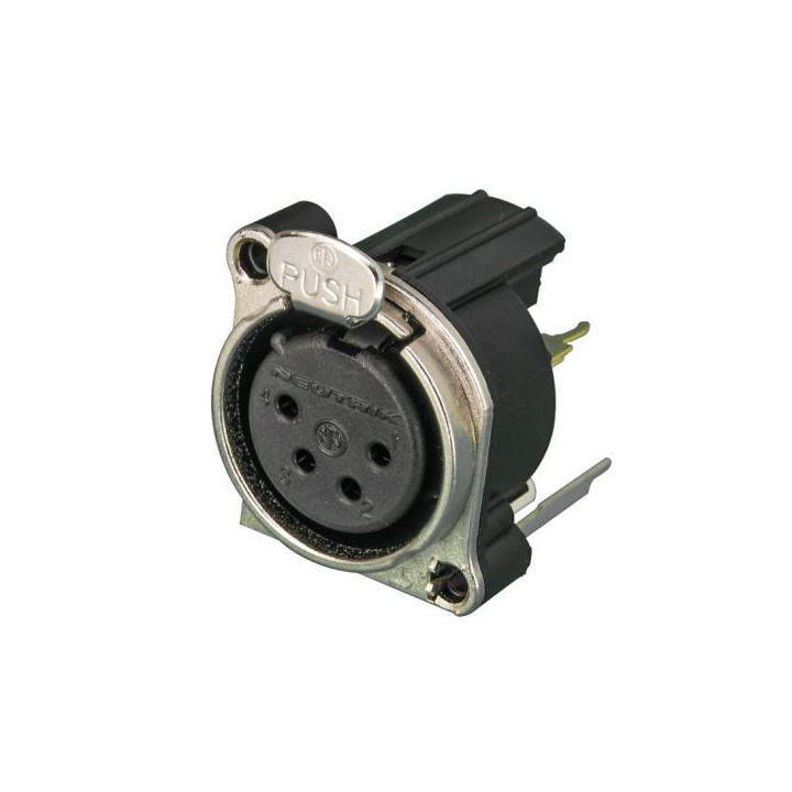 Contrik NC4FBV - 4 pole female XLR receptacle