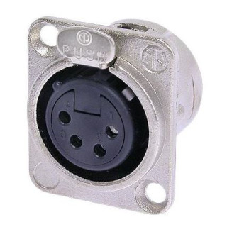 Contrik NC4FD-L-1 - 4 pole female receptacle
