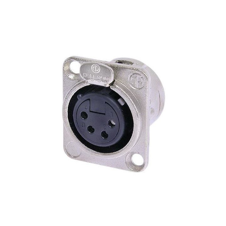 Contrik NC4FD-L-1 - 4 pole female receptacle