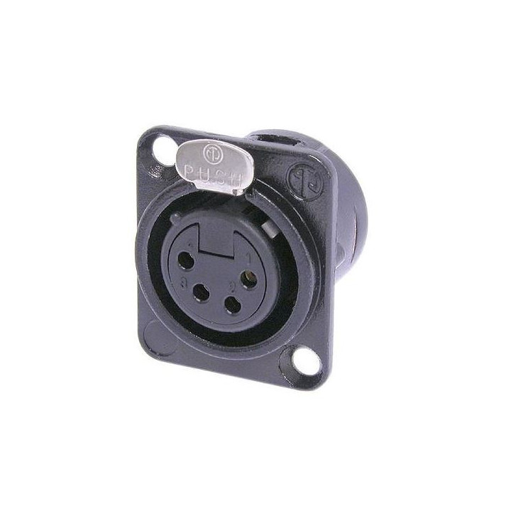 Contrik NC4FD-L-BAG-1 - 4 pole female receptacle