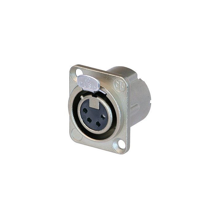 Contrik NC4FD-LX - 4 pole female receptacle