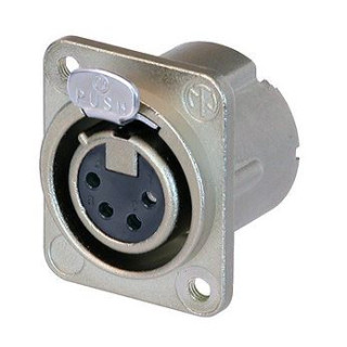 Contrik NC4FD-LX-M3 - 4 pole female receptacle