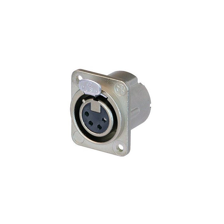 Contrik NC4FD-LX-M3 - 4 pole female receptacle