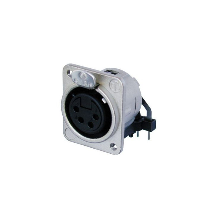 Contrik NC4FDM3-H - 4 pole female receptacle