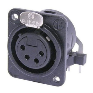 Contrik NC4FDM3-H-BAG - 4 pole female receptacle