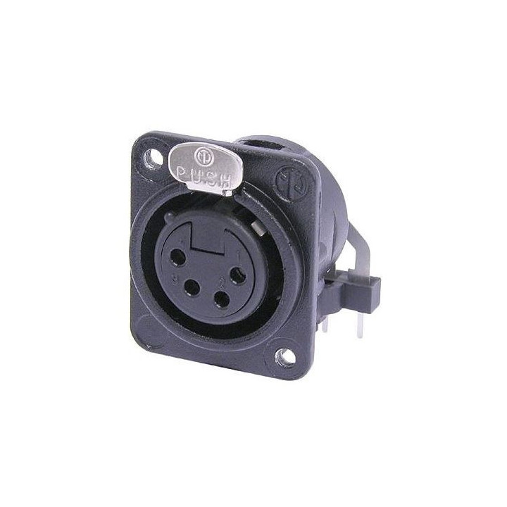 Contrik NC4FDM3-H-BAG - 4 pole female receptacle