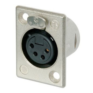 Contrik NC4FP-1 - 4 pole female receptacle