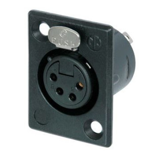Contrik NC4FP-B-1 - 4 pole female receptacle
